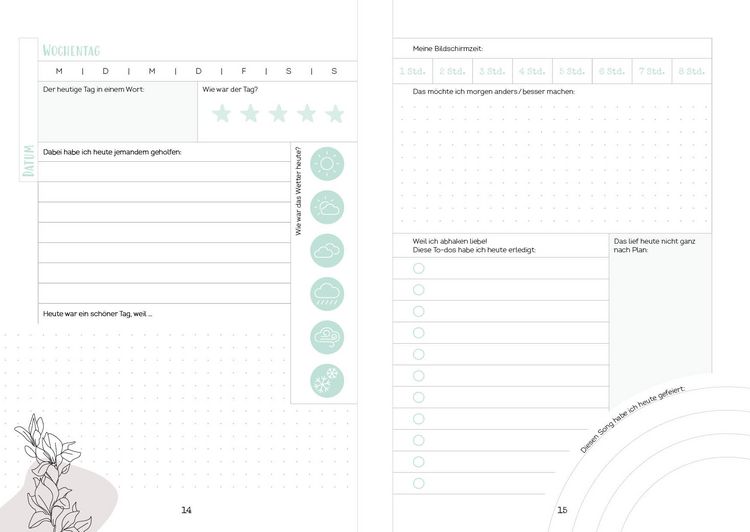 Produktbild: Happy me &ndash; Meine 10-Wochen-Tagebuch-Challenge mit Social-Media-Star Cali Kessy