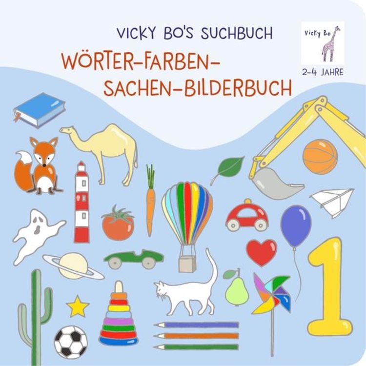 Produktbild: Suchbuch. Wörter- Farben- Sachen-Bilderbuch. 2-4 Jahre