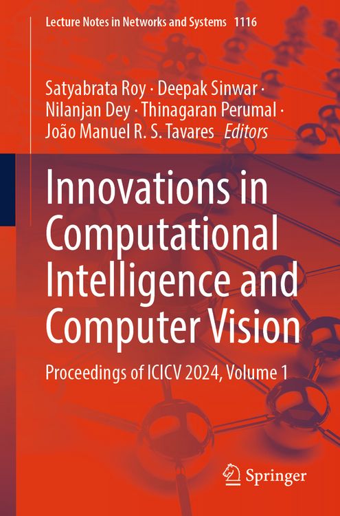 Produktbild: Innovations in Computational Intelligence and Computer Vision