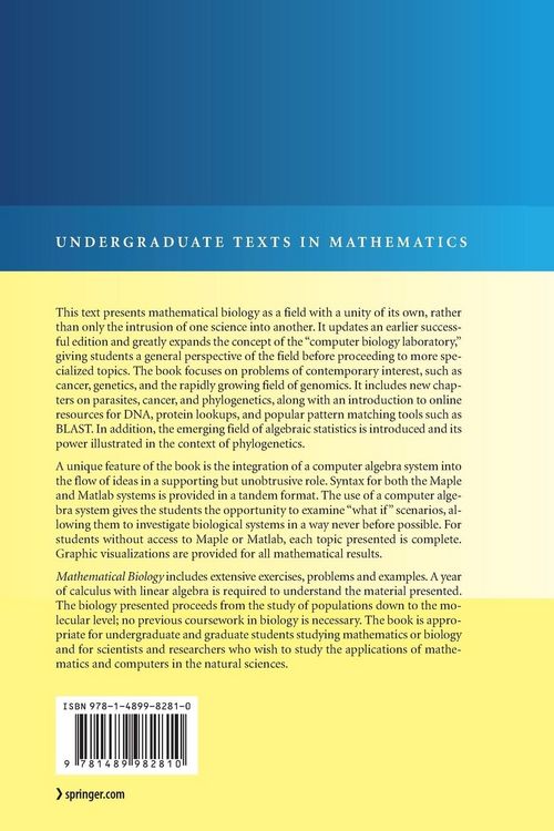 Produktbild: Mathematical Biology