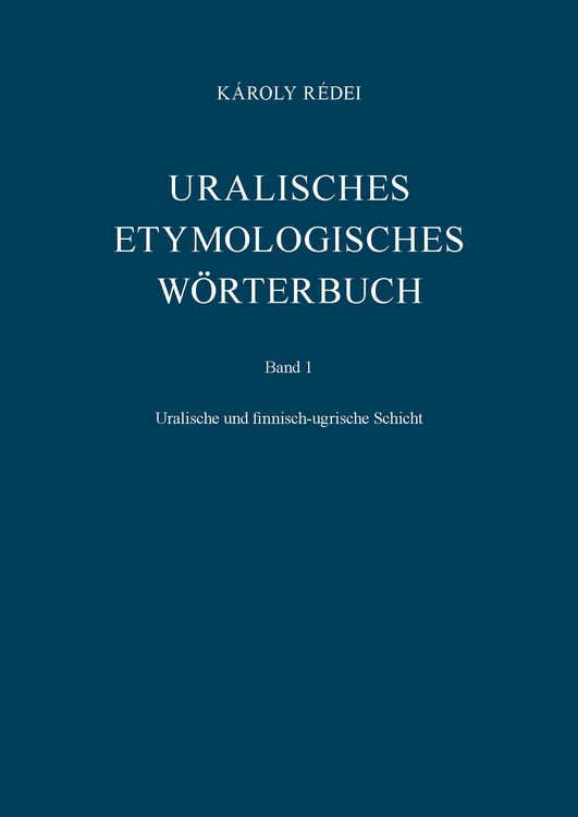 Produktbild: Uralisches etymologisches W&ouml;rterbuch