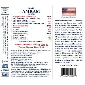 Produktbild: Amran: Voyages f&uuml;r Solo Violine/Klaviersonate/Viol