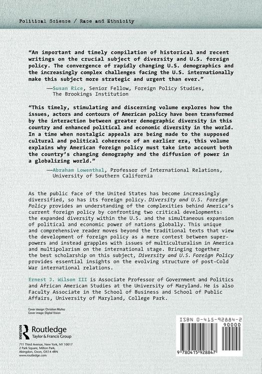 Produktbild: Diversity and U.S. Foreign Policy