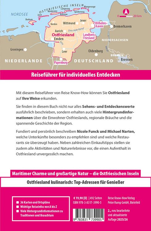 Produktbild: Reise Know-How Reisef&uuml;hrer Ostfriesland