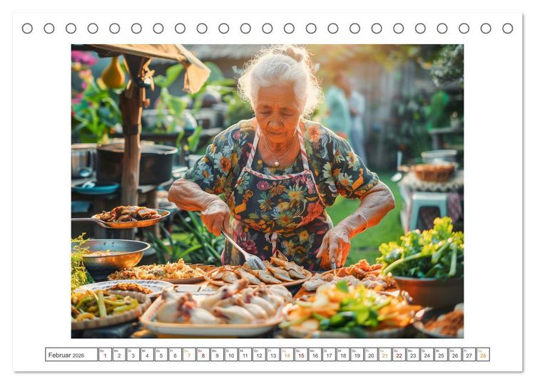 Produktbild: Mediterrane K&uuml;che (Tischkalender 2026 DIN A5 quer), CALVENDO Monatskalender