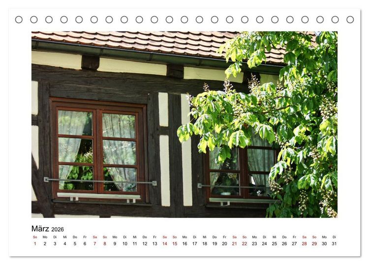 Produktbild: Wei&szlig;enhorn (Tischkalender 2026 DIN A5 quer), CALVENDO Monatskalender