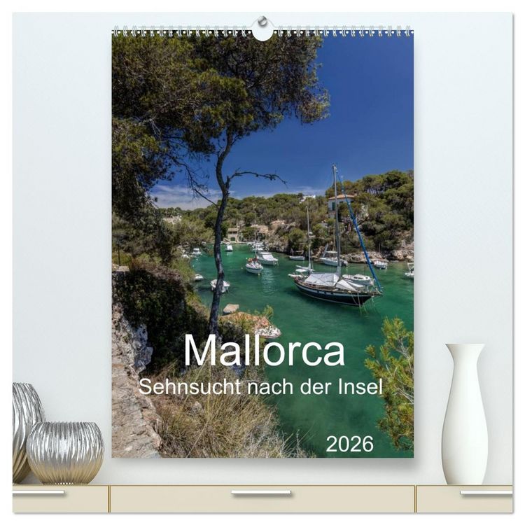 Produktbild: Mallorca - Sehnsucht nach der Insel (hochwertiger Premium Wandkalender 2026 DIN A2 hoch), Kunstdruck in Hochglanz