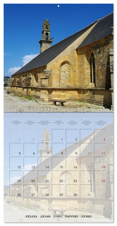 Produktbild: Fl&acirc;ner &agrave; Camaret-sur-Mer (Calendrier mural carr&eacute; 2026 30x30 cm) Calendrier double avec une page pour vos prises de notes