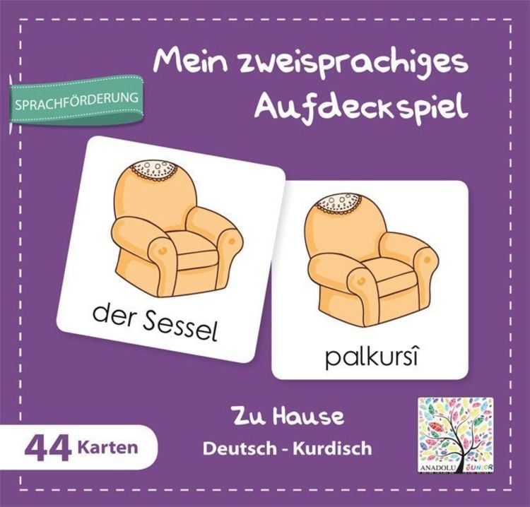 Bild vom Artikel Mein zweisprachiges Aufdeckspiel, Zu Hause Deutsch-Kurdisch (Kinderspiel) vom Autor Sernur Isik