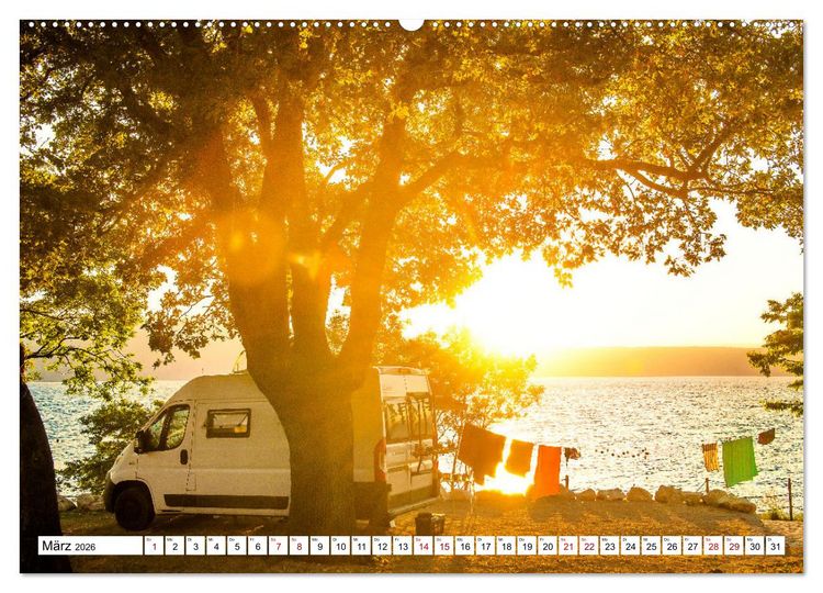 Produktbild: Abenteuer Camping Balkan (Wandkalender 2026 DIN A2 quer), CALVENDO Monatskalender
