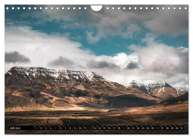 Produktbild: Island. Ein Land f&uuml;r Entdecker und Abenteurer. (Wandkalender 2026 DIN A4 quer), CALVENDO Monatskalender