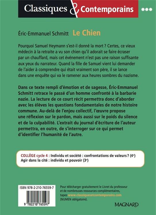 Produktbild: Chien classiques et contemporains