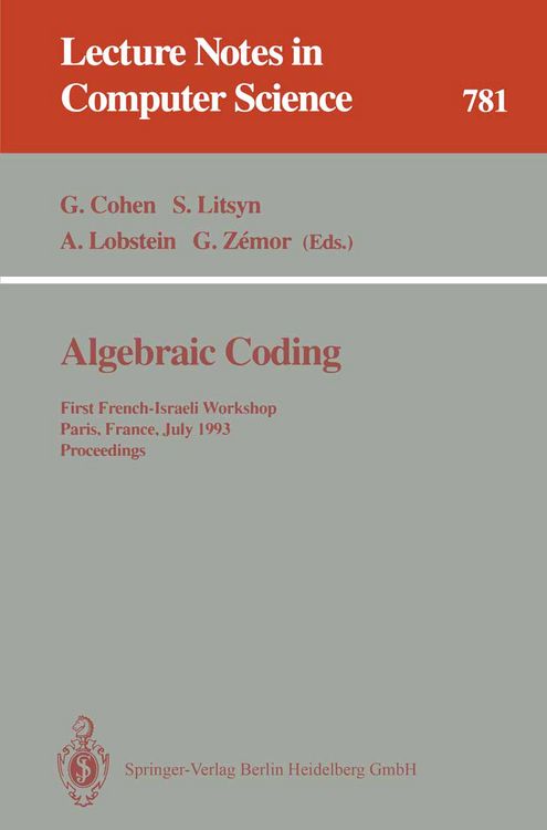 Produktbild: Algebraic Coding