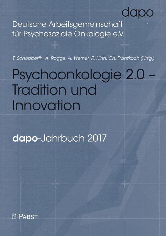 Produktbild: Psychoonkologie 2.0 - Tradition und Innovation