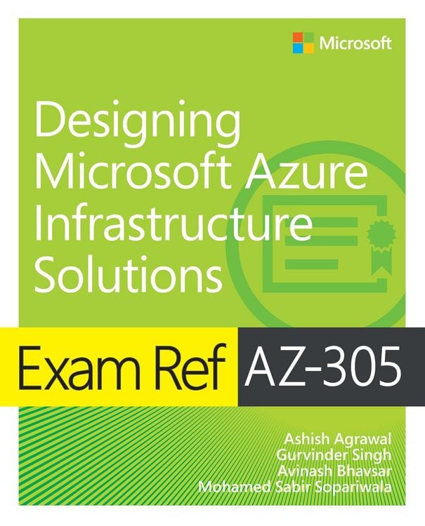 Produktbild: Exam Ref AZ-305 Designing Microsoft Azure Infrastructure Solutions