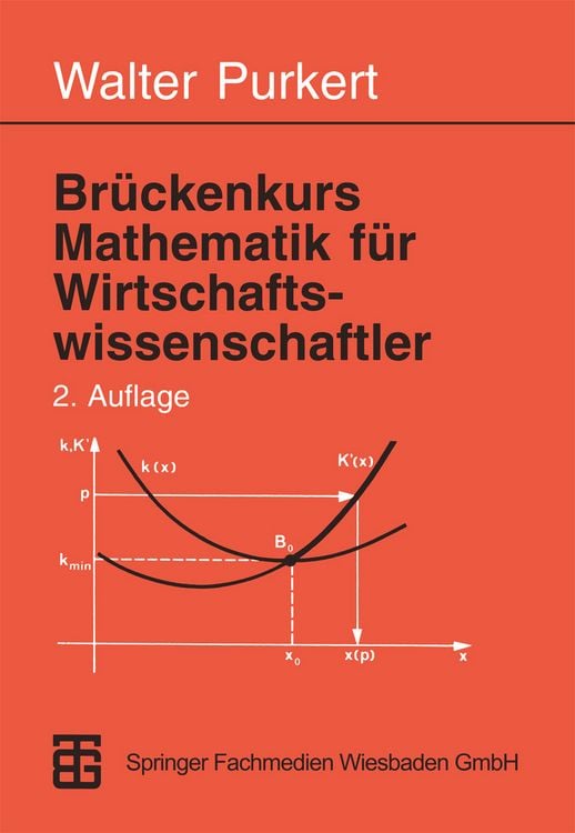 Produktbild: Br&uuml;ckenkurs Mathematik f&uuml;r Wirtschaftswissenschaftler