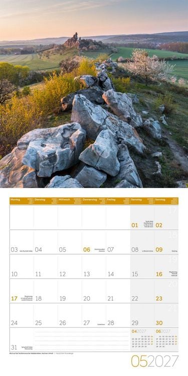 Produktbild: Naturwunder Deutschland Kalender 2027 - 30x30 - Art12