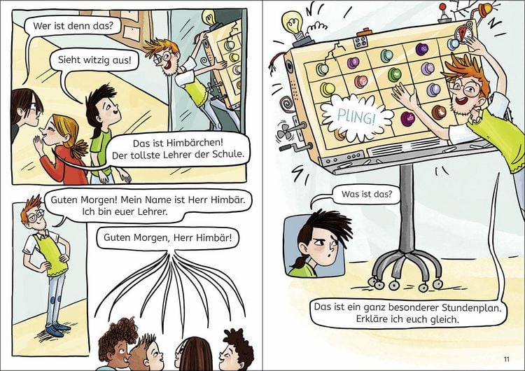 Produktbild: Lesel&ouml;wen Comics 1. Klasse - Der magische Stundenplan