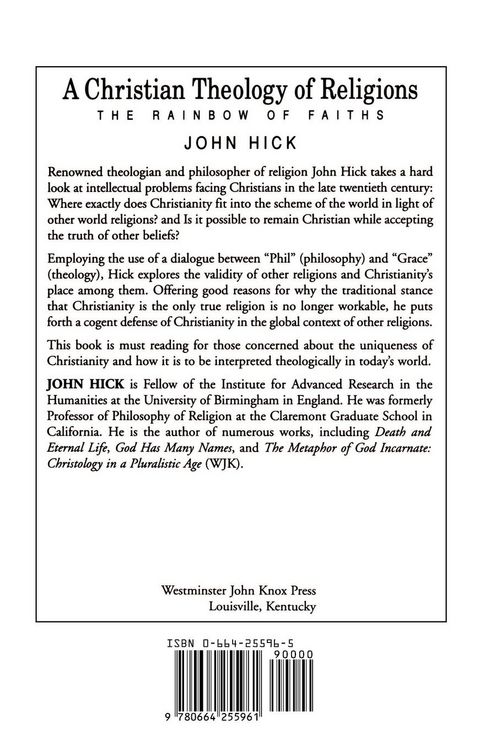 Produktbild: A Christian theology of religions