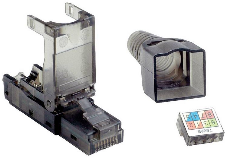 Produktbild: Value 26.99.0372 VALUE feldkonfektionierbarer RJ-45 Stecker Kat.6A (Class EA), UTP 26.99.0372 Transparent 1 St.