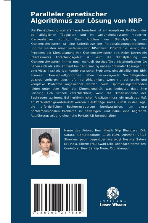 Produktbild: Paralleler genetischer Algorithmus zur L&ouml;sung von NRP