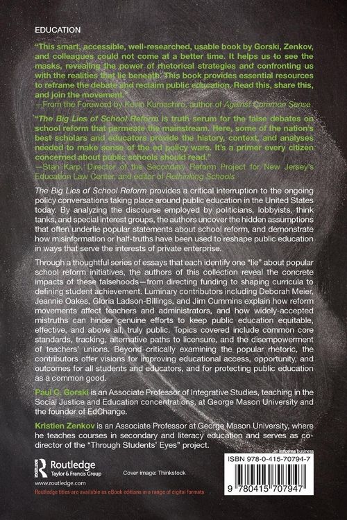 Produktbild: The Big Lies of School Reform
