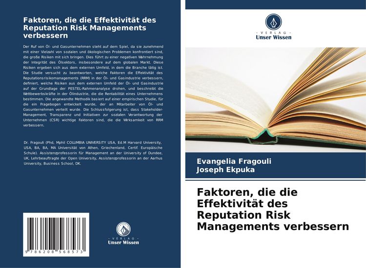 Produktbild: Faktoren, die die Effektivit&auml;t des Reputation Risk Managements verbessern