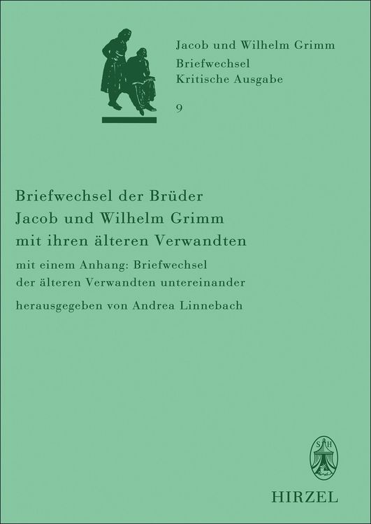 Produktbild: Briefwechsel der Br&uuml;der Jacob und Wilhelm Grimm mit ihren &auml;lteren Verwandten