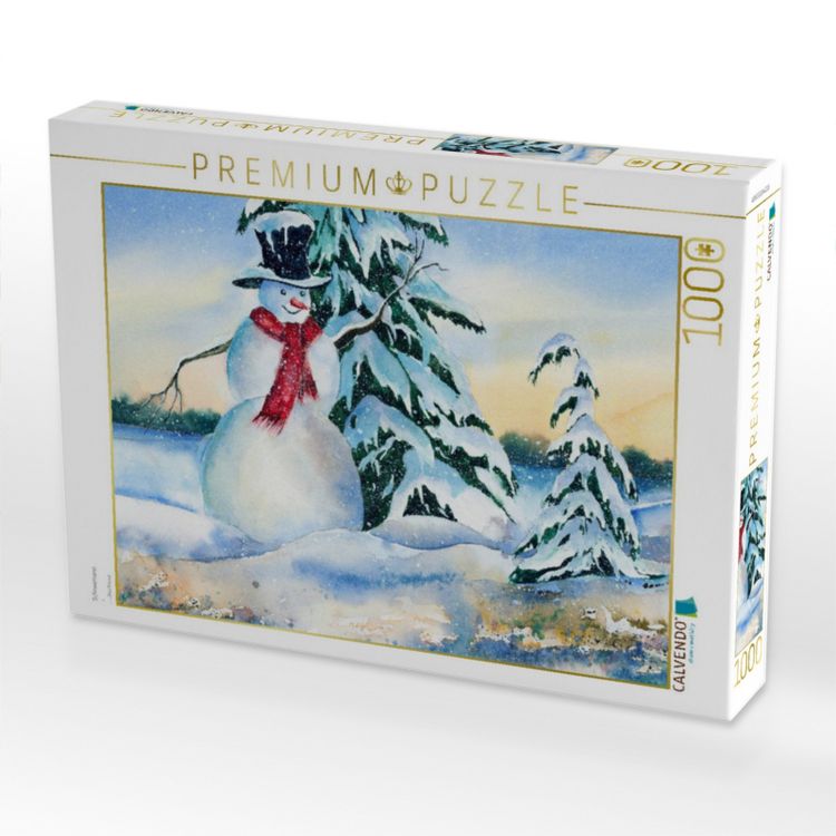 Produktbild: CALVENDO Puzzle Schneemann | 1000 Teile Lege-Gr&ouml;&szlig;e 64x48cm Foto-Puzzle f&uuml;r gl&uuml;ckliche Stunden