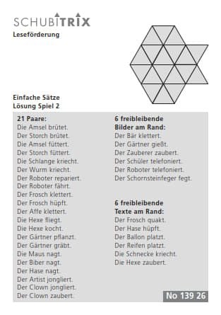 Produktbild: SCHUBITRIX Lesef&ouml;rderung