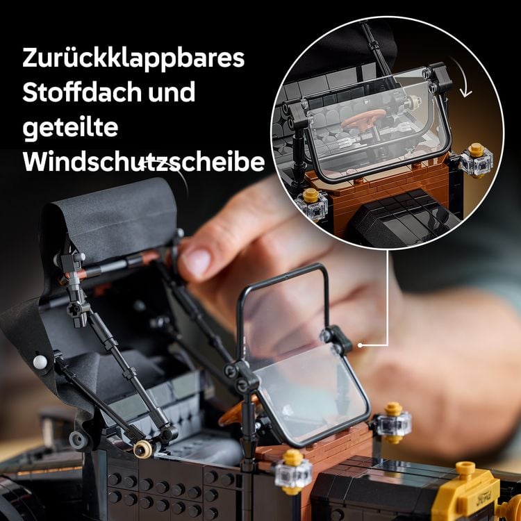 Produktbild: LEGO Icons 11376 Ford Model T, Deko-Oldtimer, Modellbau f&uuml;r Erwachsene