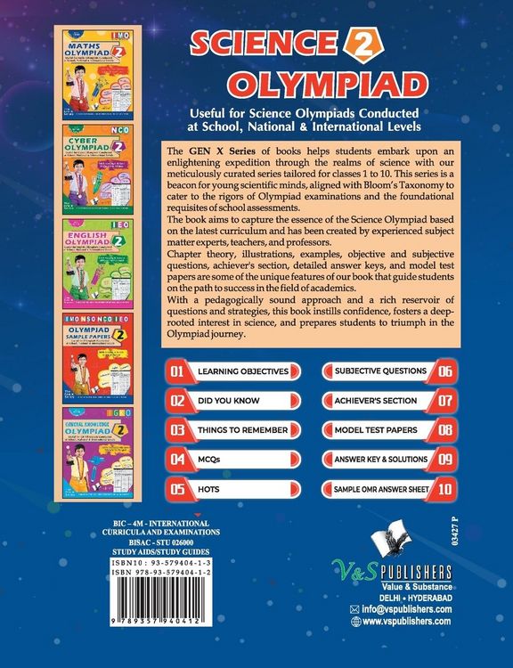Produktbild: National Science Olympiad - Class 2(With OMR Sheets)