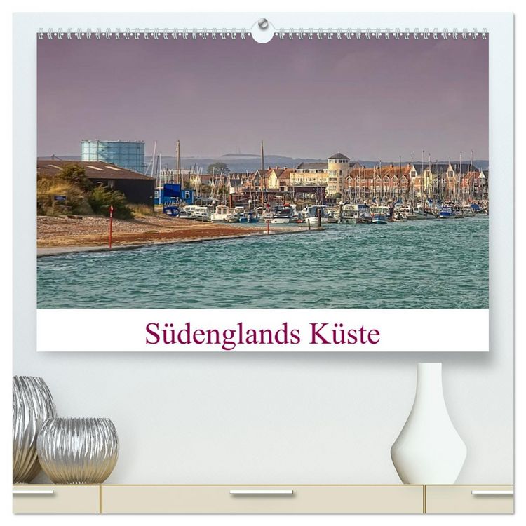 Produktbild: S&uuml;denglands K&uuml;ste (hochwertiger Premium Wandkalender 2026 DIN A2 quer), Kunstdruck in Hochglanz