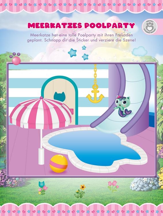 Produktbild: Gabby's Dollhouse: 1001 Sticker: Stickern &ndash; R&auml;tseln &ndash; Ausmalen