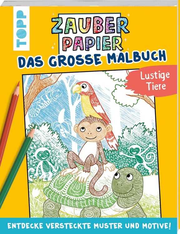 Bild vom Artikel Zauberpapier - Das große Malbuch - Lustige Tiere vom Autor Mimi Hecher