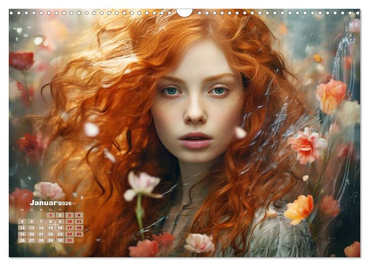Produktbild: M&auml;rchenhafte Fabelfrauen (Wandkalender 2026 DIN A3 quer), CALVENDO Monatskalender