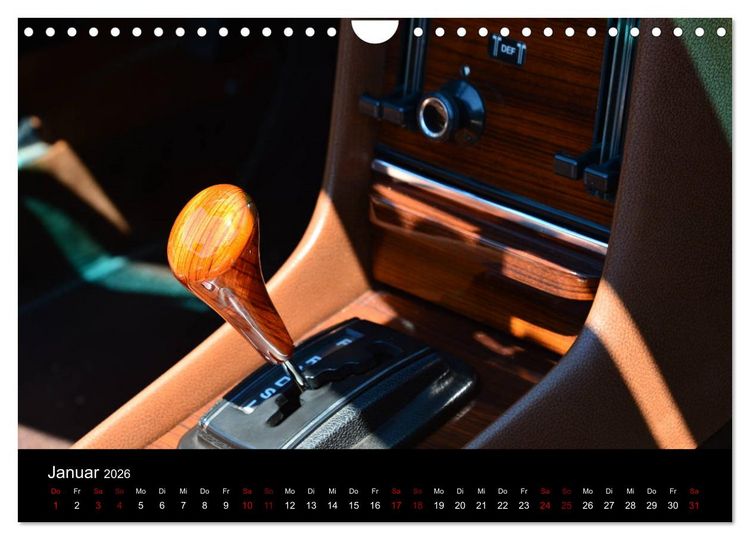 Produktbild: Mercedes SL W107 - zeitlose Eleganz (Wandkalender 2026 DIN A4 quer), CALVENDO Monatskalender