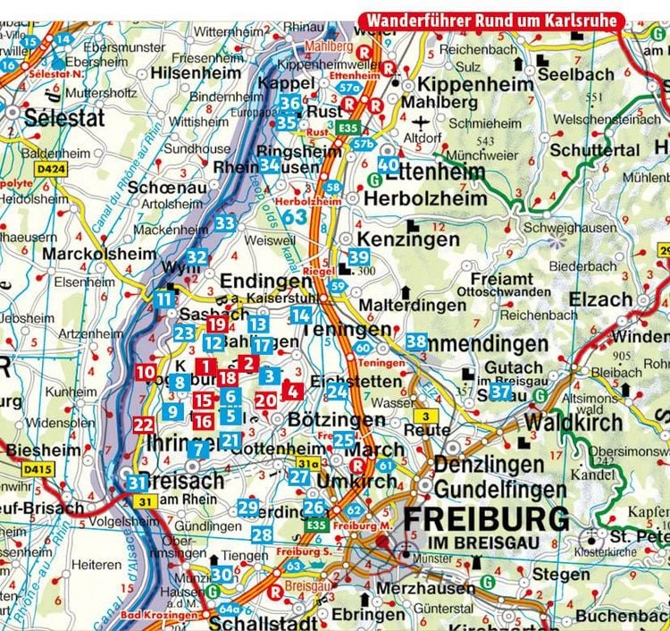 Produktbild: ROTHER Wanderf&uuml;hrer Kaiserstuhl