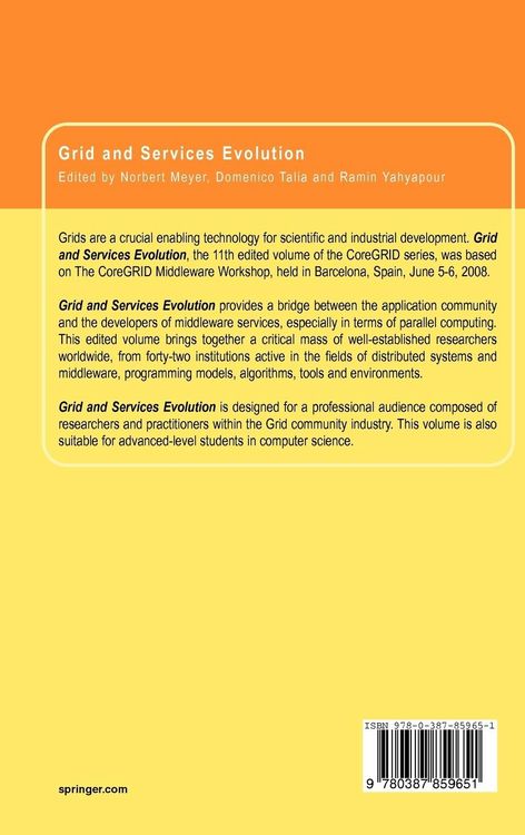 Produktbild: Grid and Services Evolution