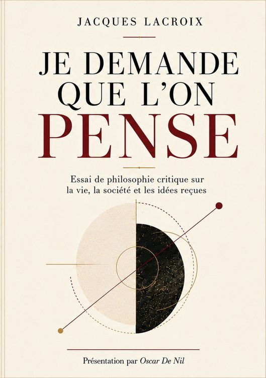 Produktbild: Je demande que l'on pense