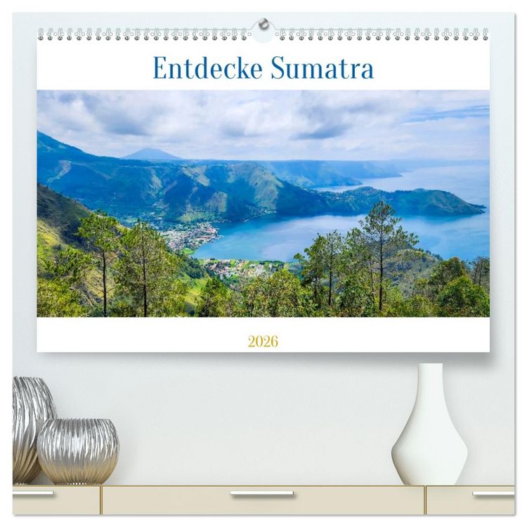 Produktbild: Entdecke Sumatra (hochwertiger Premium Wandkalender 2026 DIN A2 quer), Kunstdruck in Hochglanz
