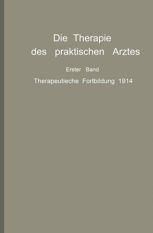 Produktbild: Die Therapie des praktischen Arztes