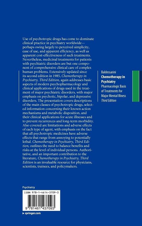 Produktbild: Chemotherapy in Psychiatry