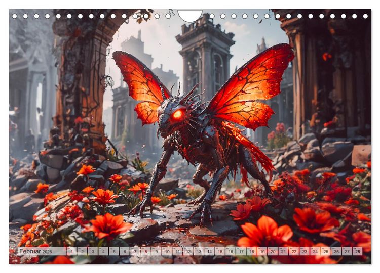 Produktbild: Apokalyptische Wildnis - Schatten der Zivilisation (Wandkalender 2026 DIN A4 quer), CALVENDO Monatskalender