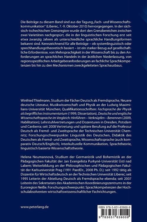 Produktbild: In der Grenzregion: Dimensionen fachlicher und wissenschaftlicher Kommunikation
