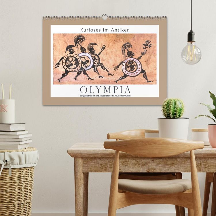 Produktbild: Kurioses im Antiken Olympia (Wandkalender 2027 DIN A3 quer), CALVENDO Monatskalender