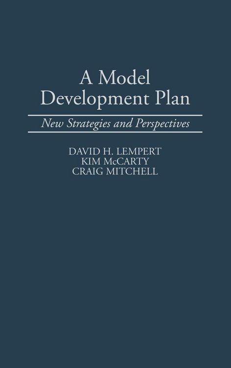 Produktbild: A Model Development Plan