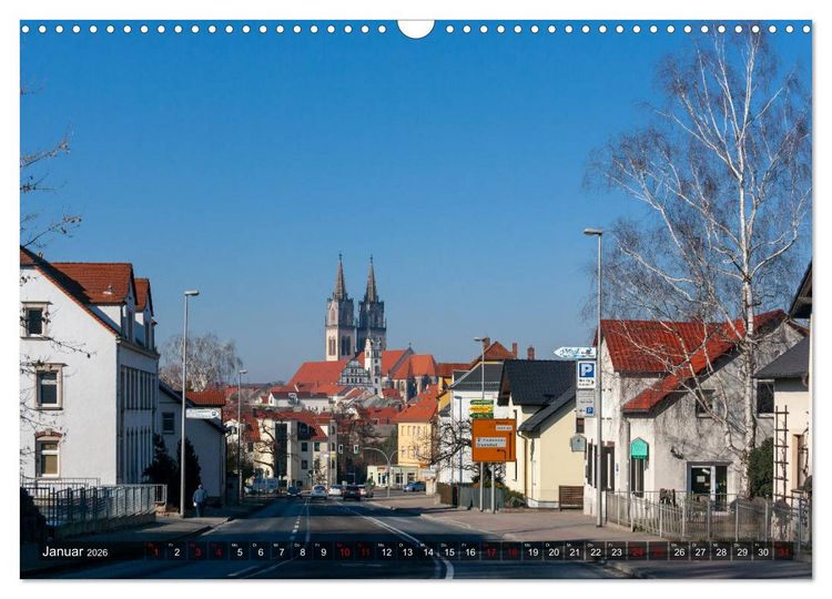 Produktbild: Unterwegs in Oschatz (Wandkalender 2026 DIN A3 quer), CALVENDO Monatskalender