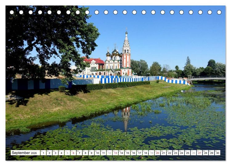 Produktbild: Gumbinnen - Gussew. Das neue Gesicht einer alten Stadt (Tischkalender 2026 DIN A5 quer), CALVENDO Monatskalender