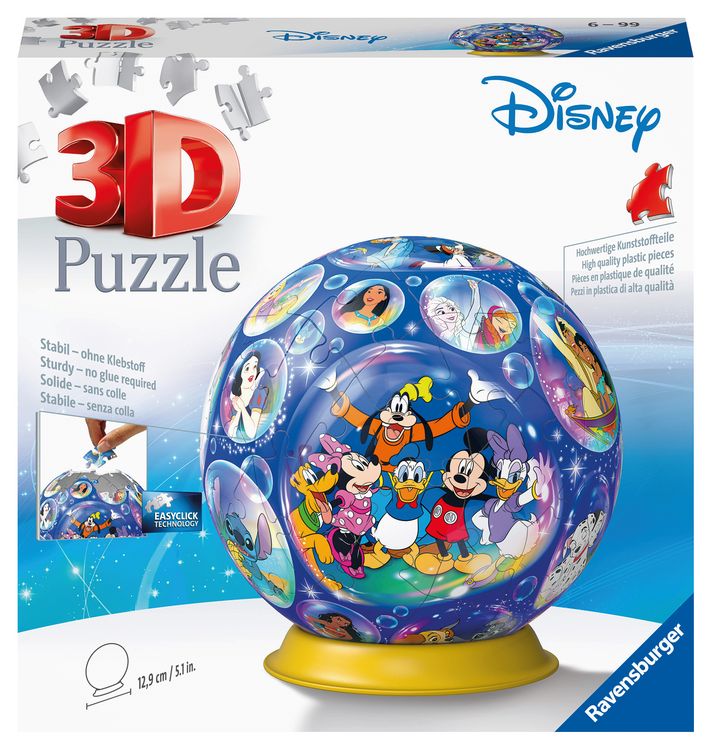 Produktbild: 3D Puzzle-Ball Disney Charaktere